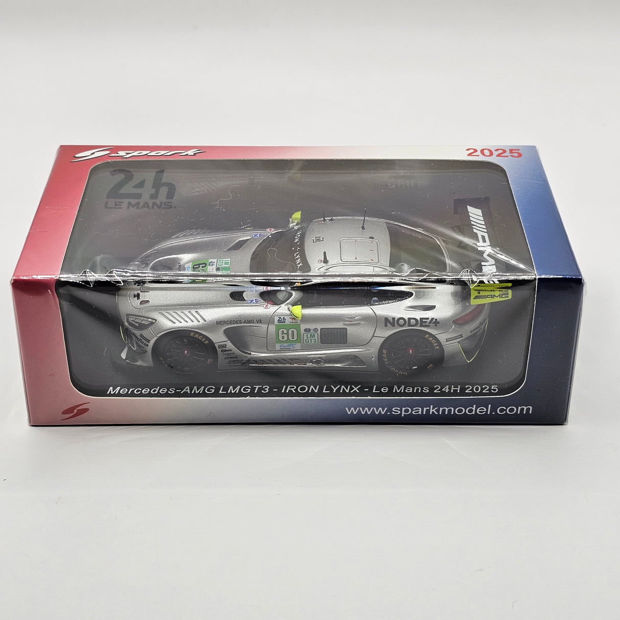 Spark Mercedes-AMG LMGT3 #60 Iron Lynx 24 Hours of Le Mans 2025 1/43 Scale S9296