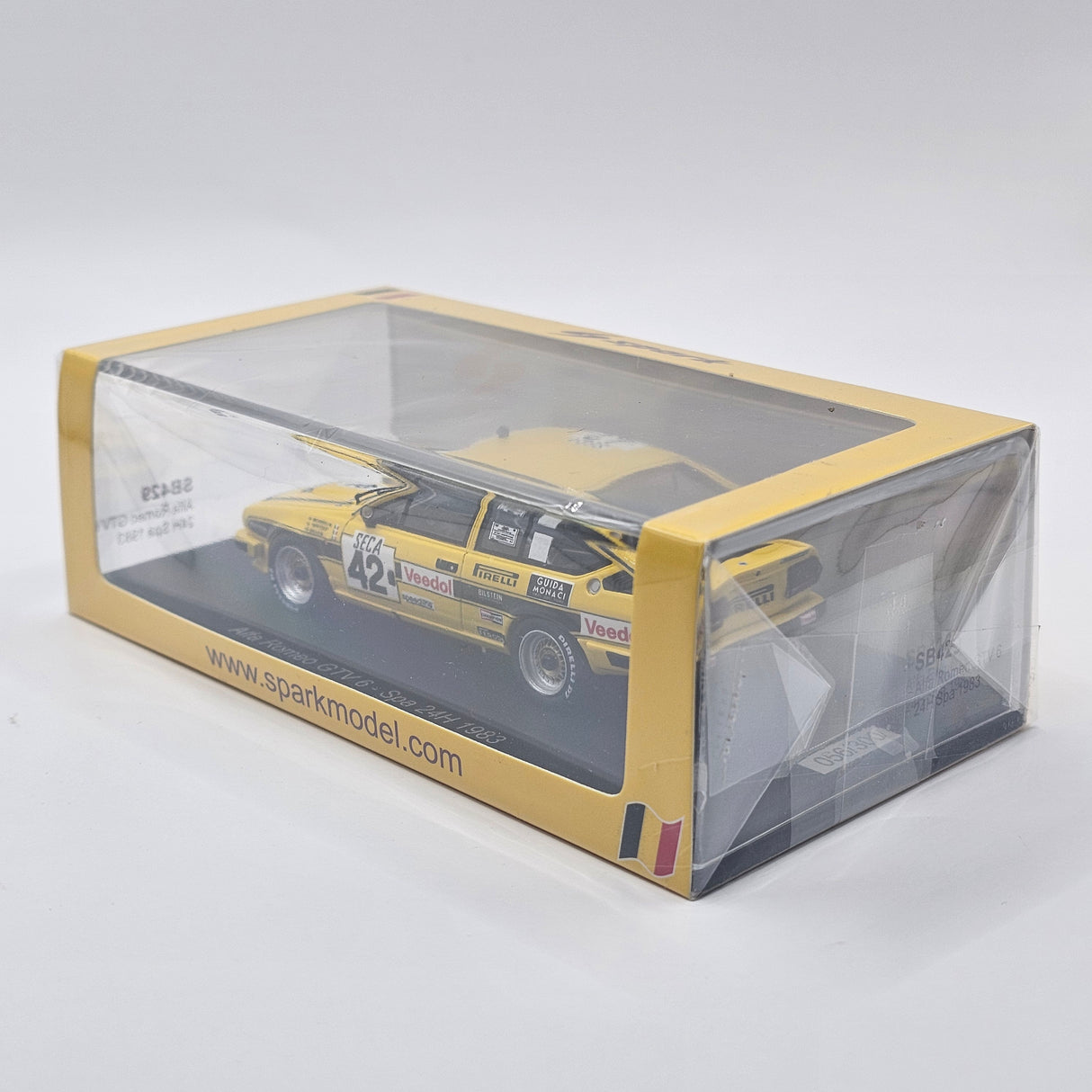 Spark Alfa Romeo Alfetta GTV/6 #42 Luigi Racing 24Hrs Spa 1983 1/43 Scale