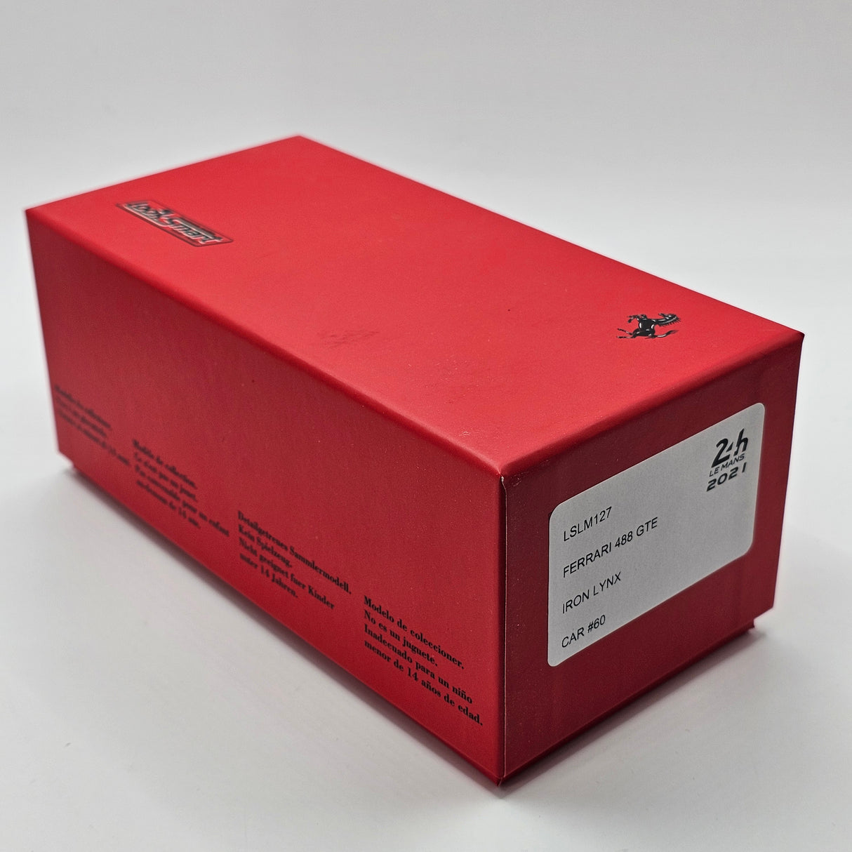 Looksmart Ferrari 488 GTE Evo #60 Iron Lynx 24Hrs Le Mans 2021 1/43 Scale LSLM127