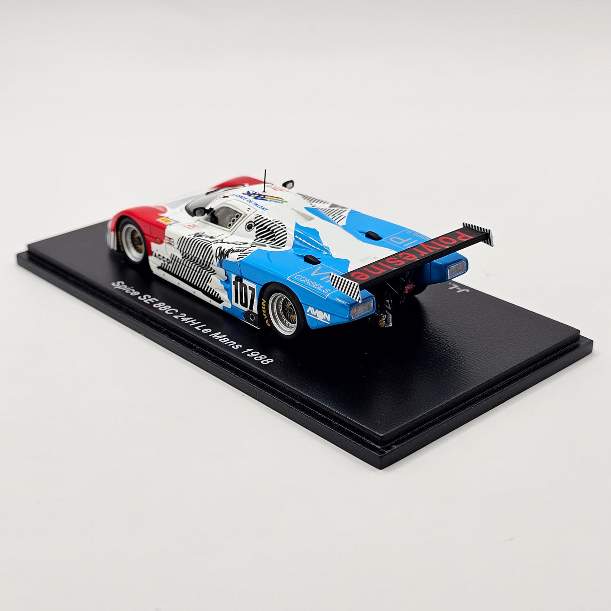 Spark Spice SE88C #107 Chamberlain Engineering 24Hrs Le Mans 1988 1/43 Scale