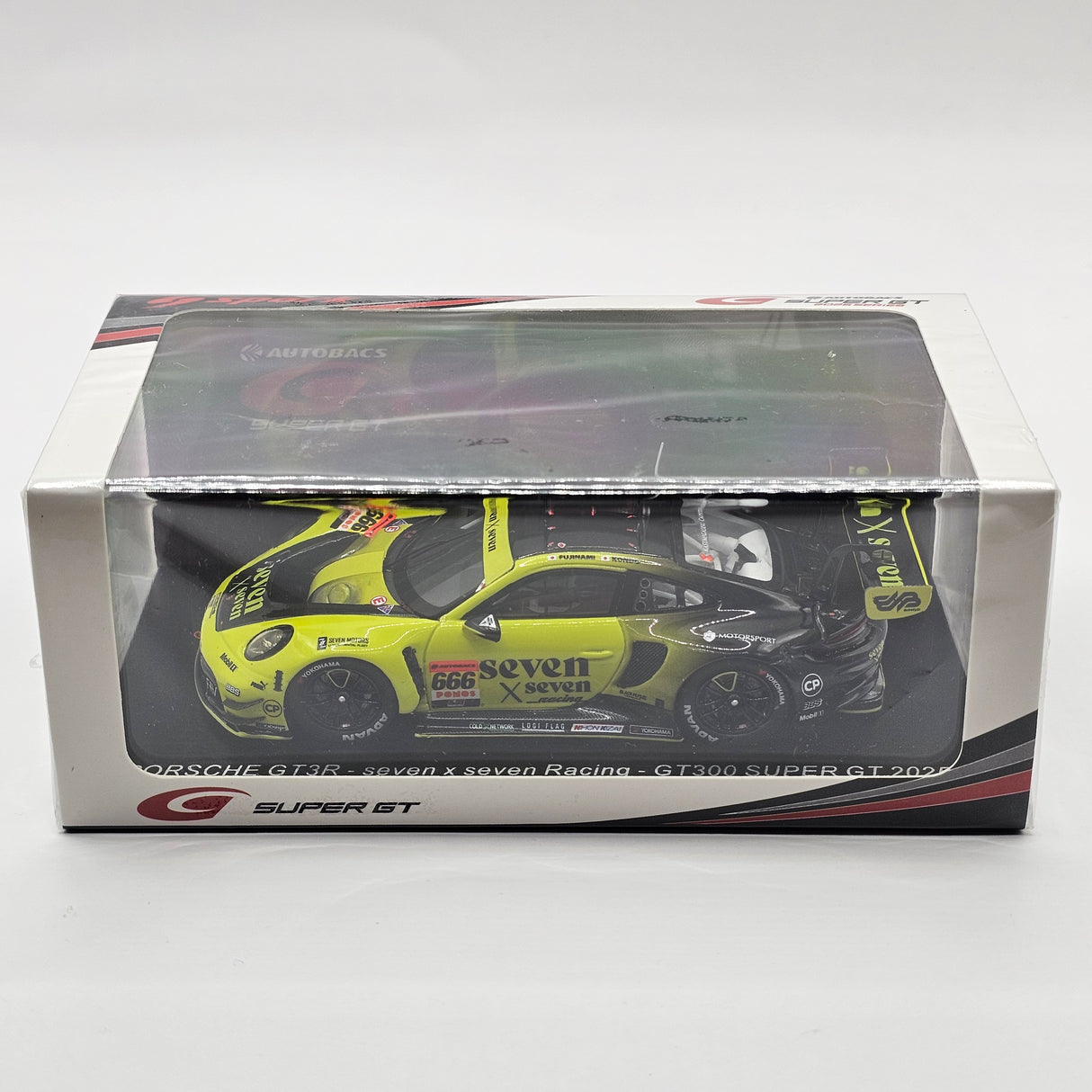 Spark Porsche 911 GT3R #666 Seven x Seven Racing Super GT 2025 GT300 1/43 Scale