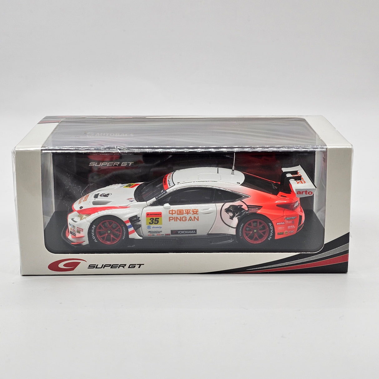 Spark Lexus RC F GT3 #35 arto Team Thailand Super GT GT300 2021 1/43 Scale