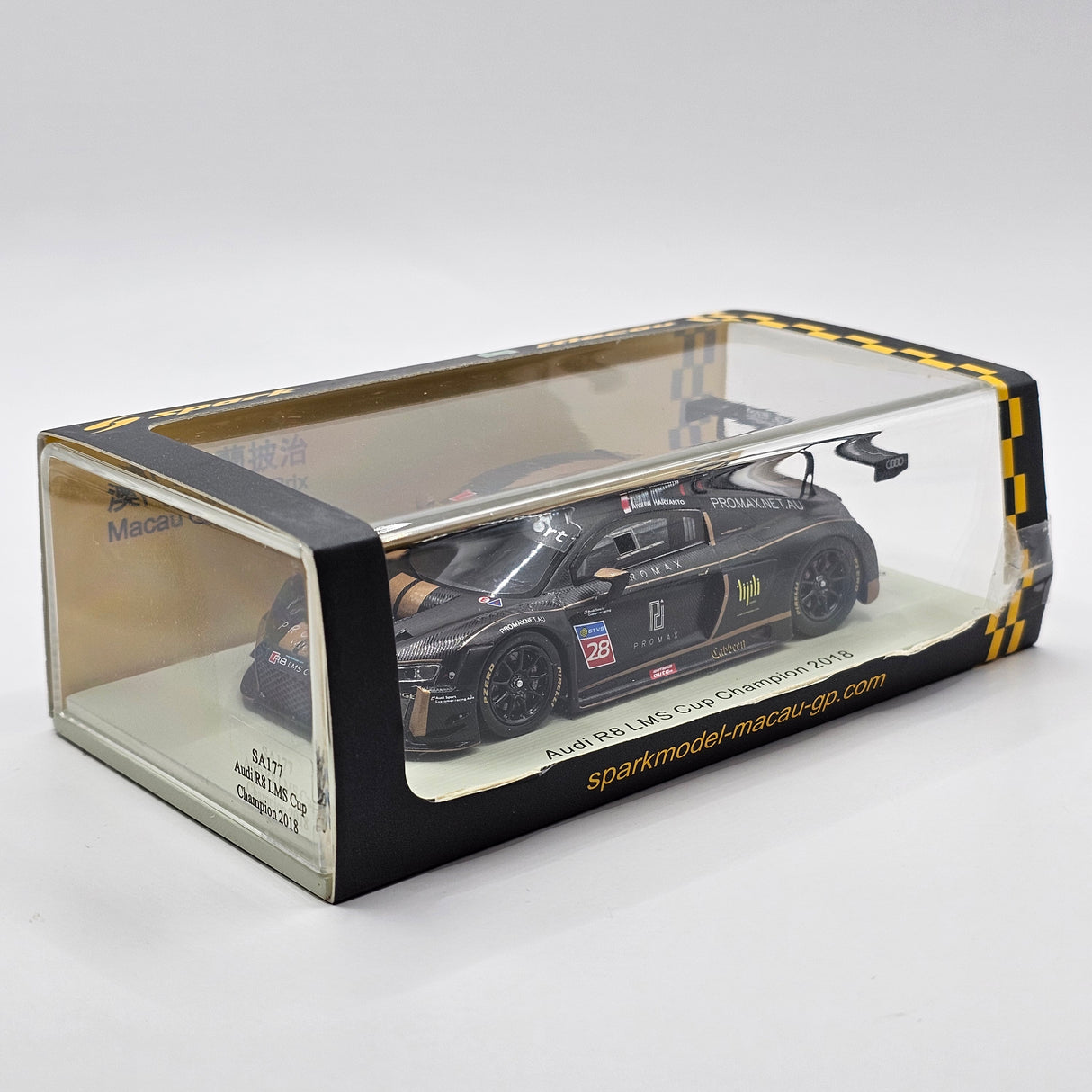 Spark Audi R8 LMS Cup Champion #28 ProMax Team 2018 1/43 Scale SA177