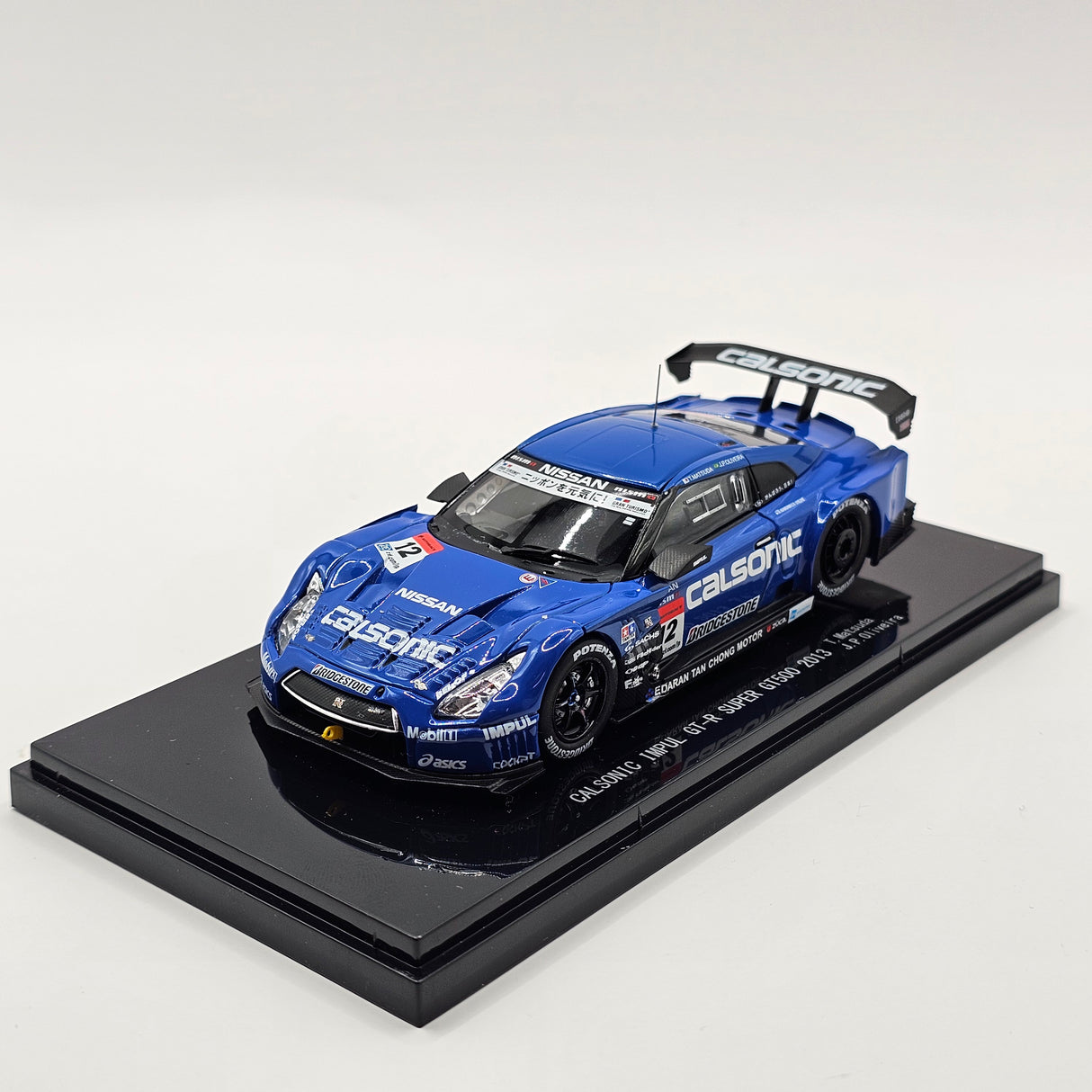 EBBRO Nissan GT-R #12 Calsonic Team Impul Super GT GT500 2013 1/43 Scale