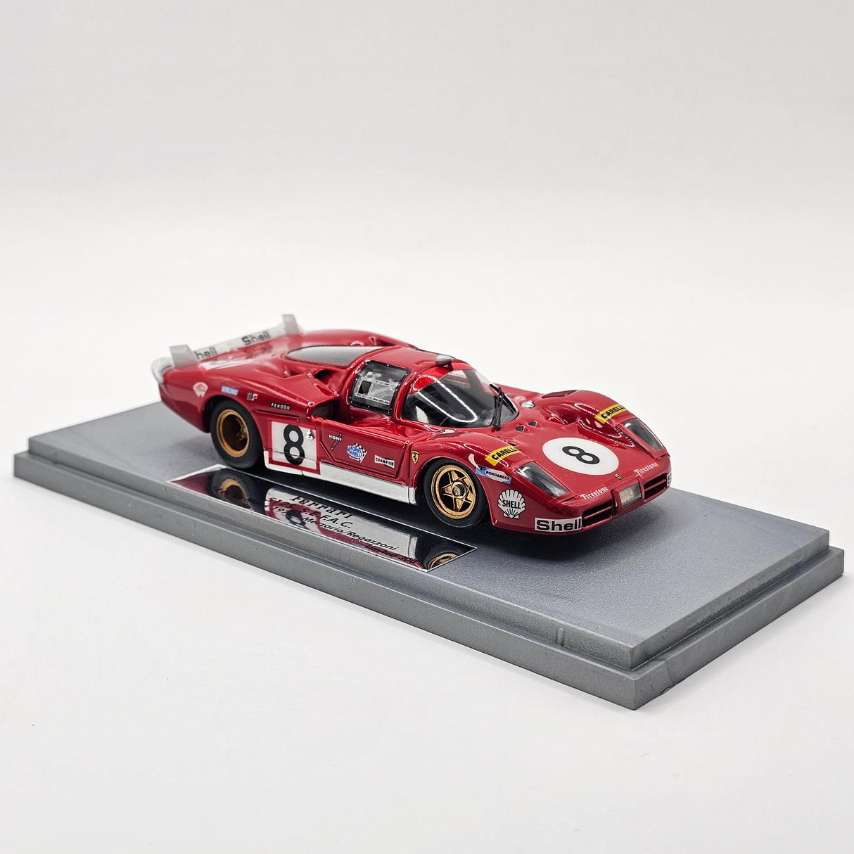 BBR Gasoline Ferrari 512S #8 SpA Ferrari SEFAC 24Hrs Le Mans 1970 1/43 Scale