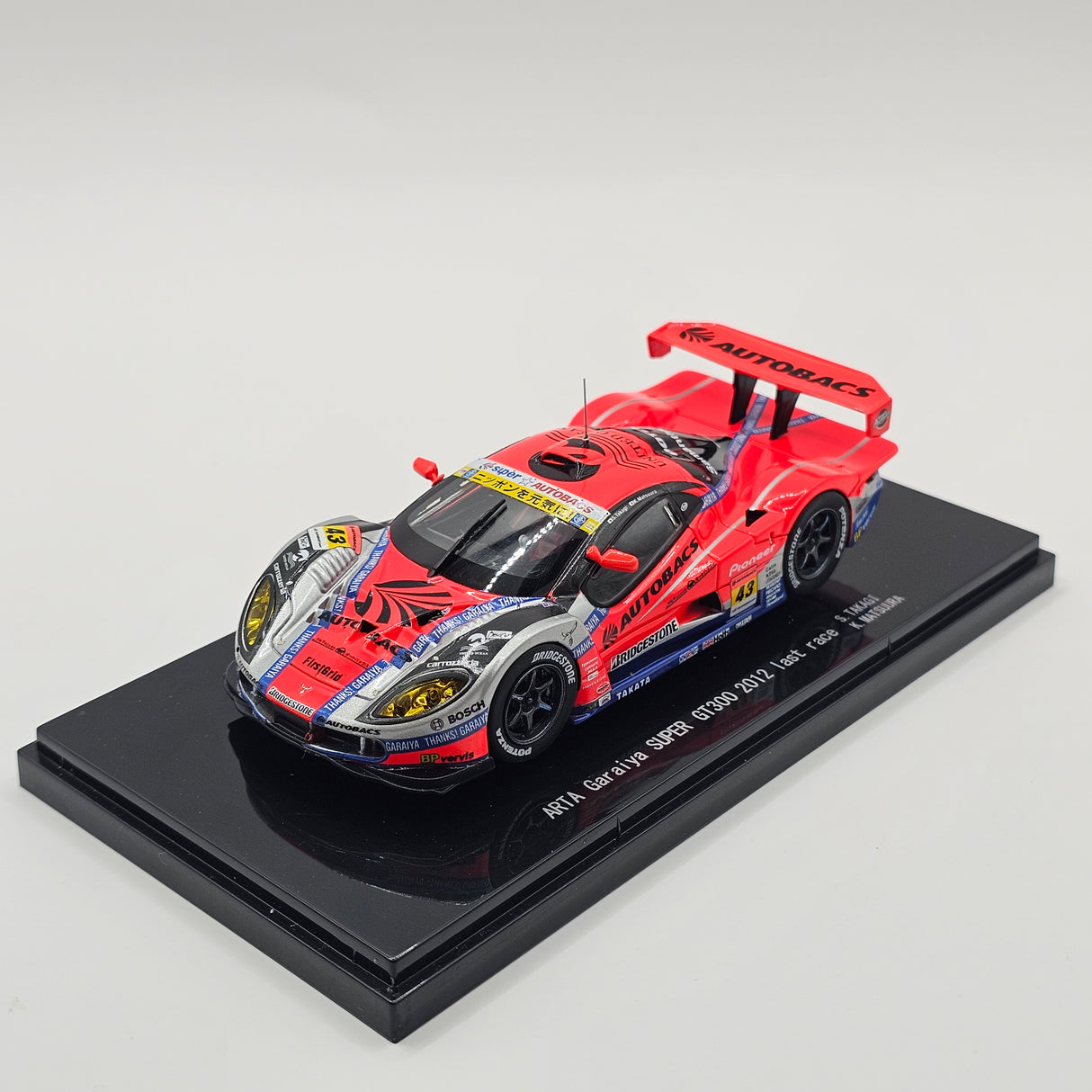 EBBRO Arta Garaiya #43 Arta Super GT GT300 2012 Last Race 1/43 Scale