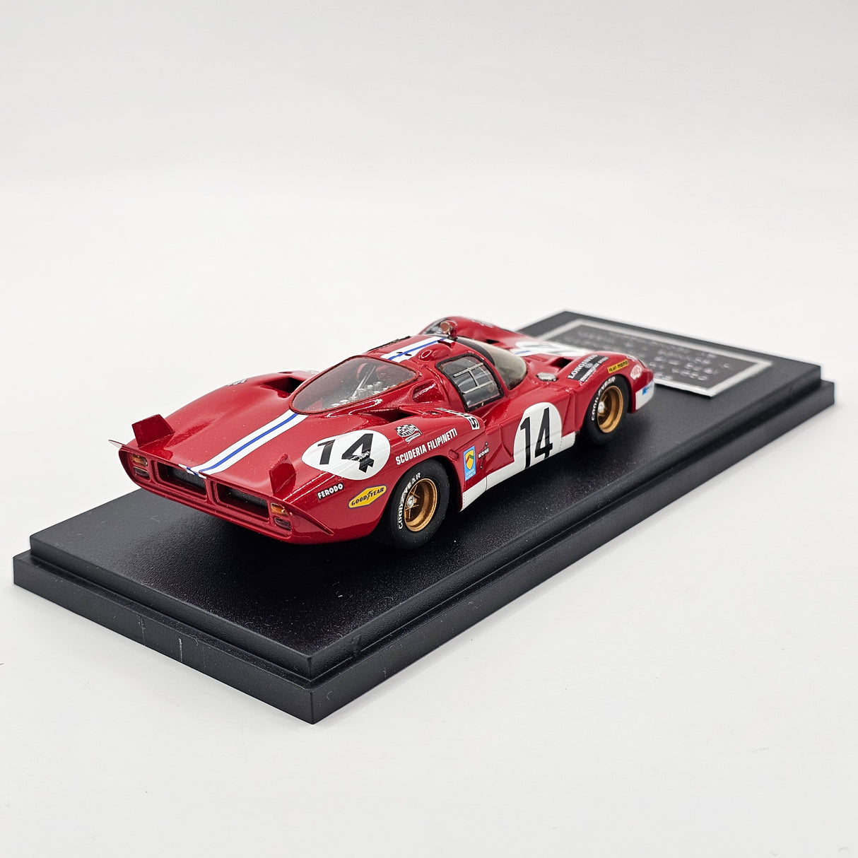 Tecnomodel Ferrari 512S #14 Scuderia Filipinetti 24Hrs Le Mans 1970 1/43 Scale