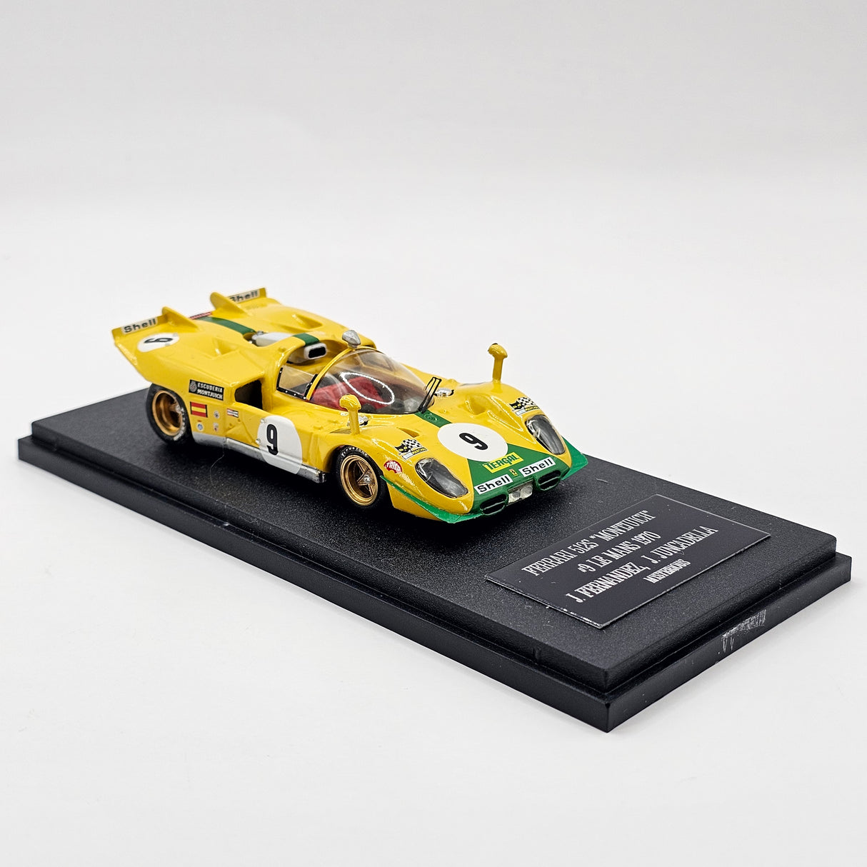 Mysterious Ferrari 512S Spyder #9 Escuderia Montjuich 24Hrs Le Mans 1970 1/43 Scale