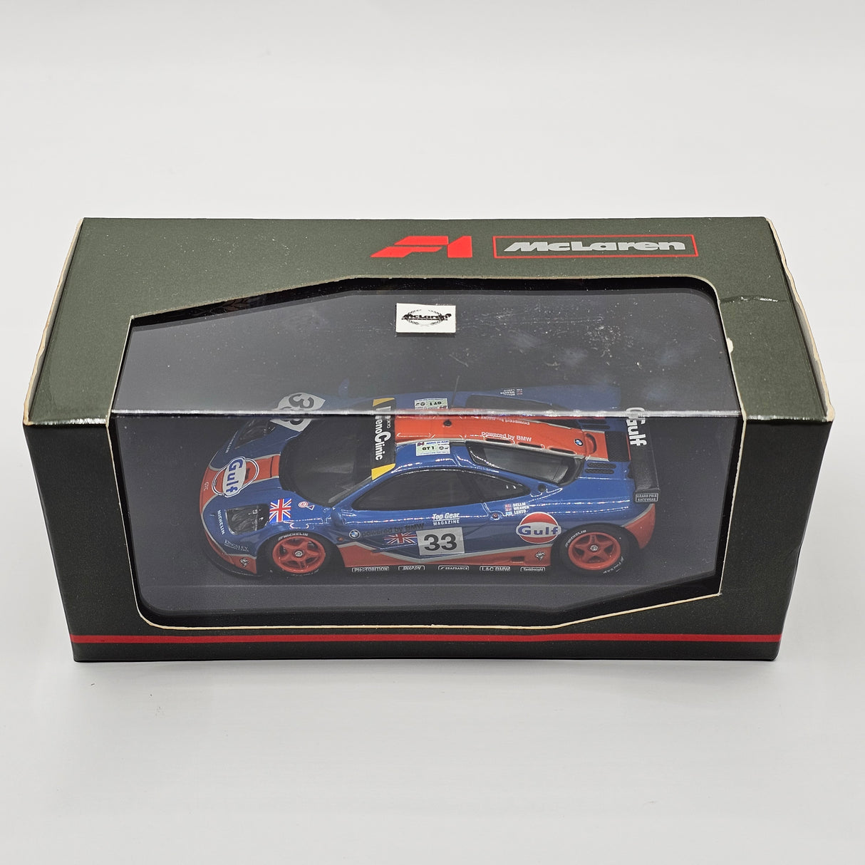 Minichamps McLaren F1 GTR #33 Gulf Racing Le Mans 1996 1/43 Scale