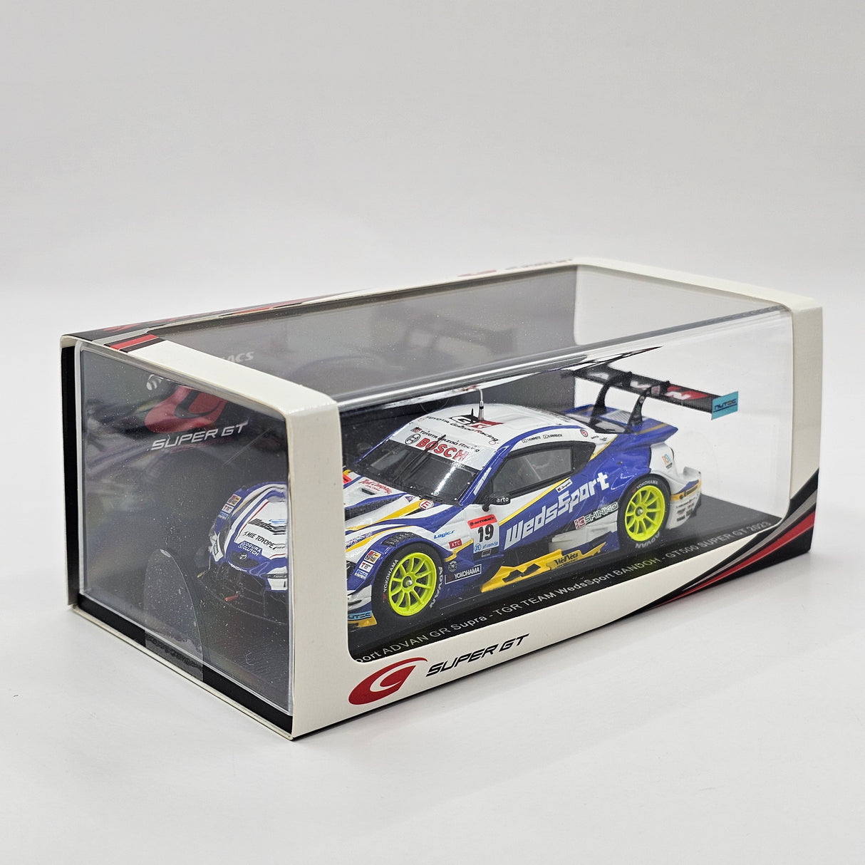 Spark Toyota GR Supra GT500 #19 WedsSport Bandoh Super GT 2023 1/43 Scale