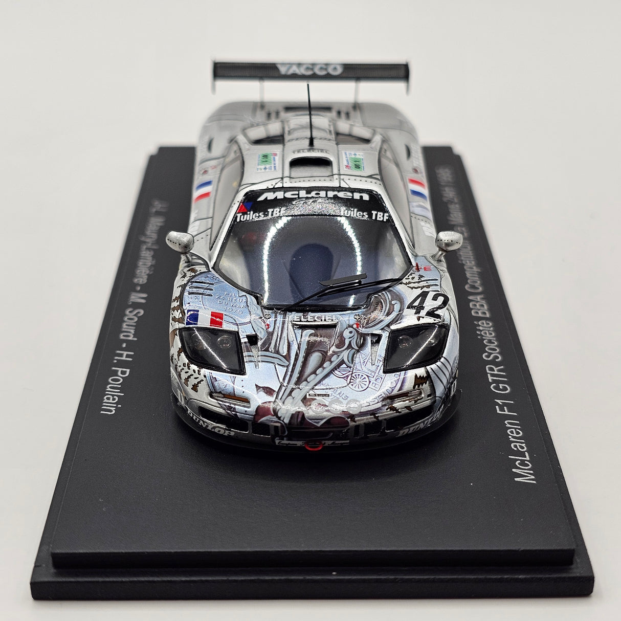 Spark McLaren F1 GTR #42 BBA Compétition 24Hrs Le Mans 1995 1/43 Scale S6672