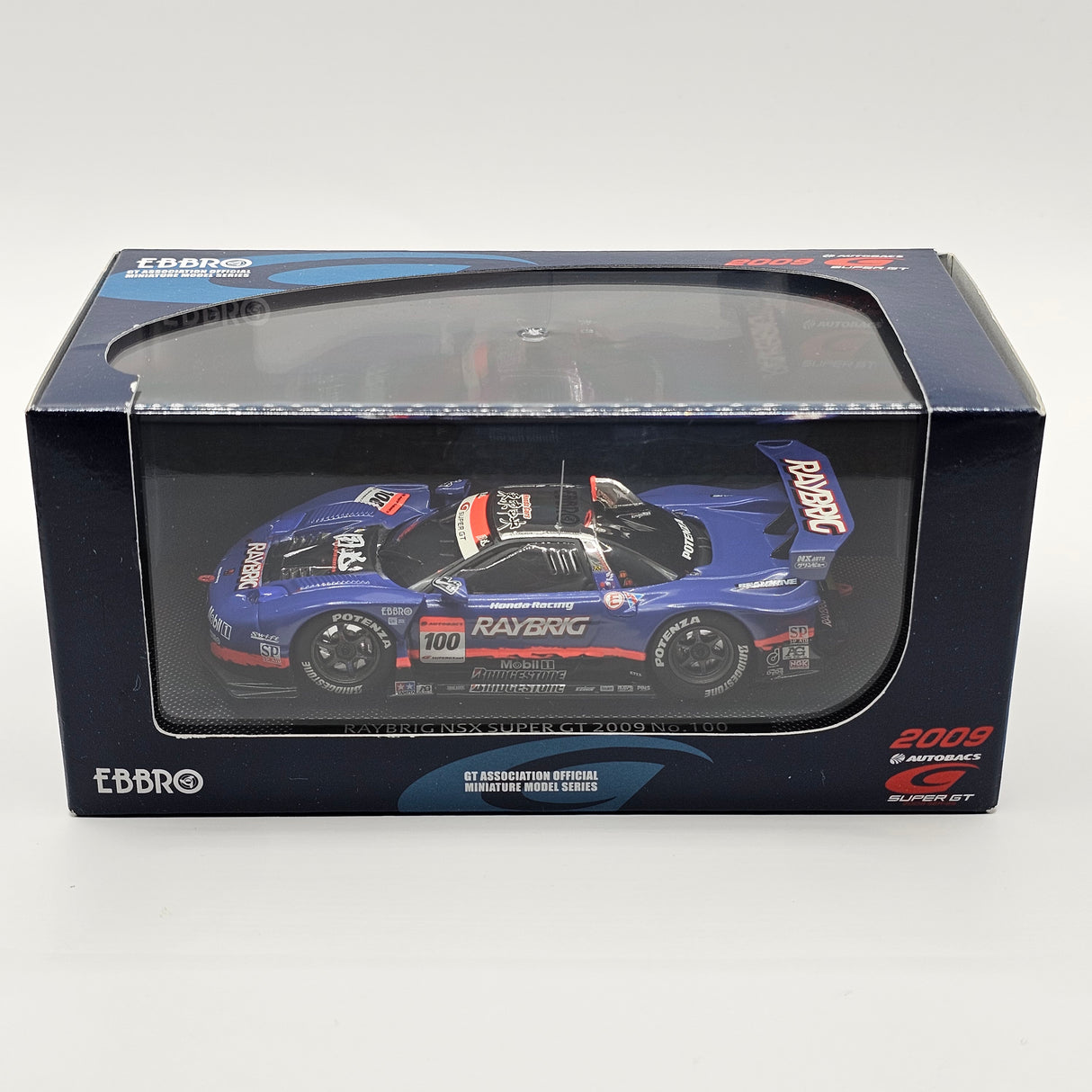 EBBRO Honda NSX #100 Raybrig Kunimitsu Super GT GT500 2009 1/43 Scale