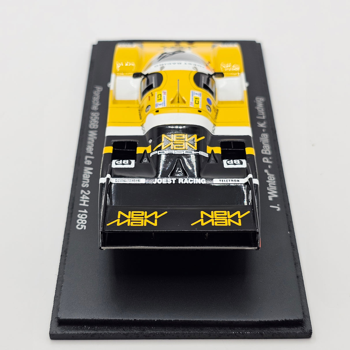 Spark Porsche 956B #7 NewMan Joest Racing 24Hrs Le Mans 1985 Winner 1/43 Scale
