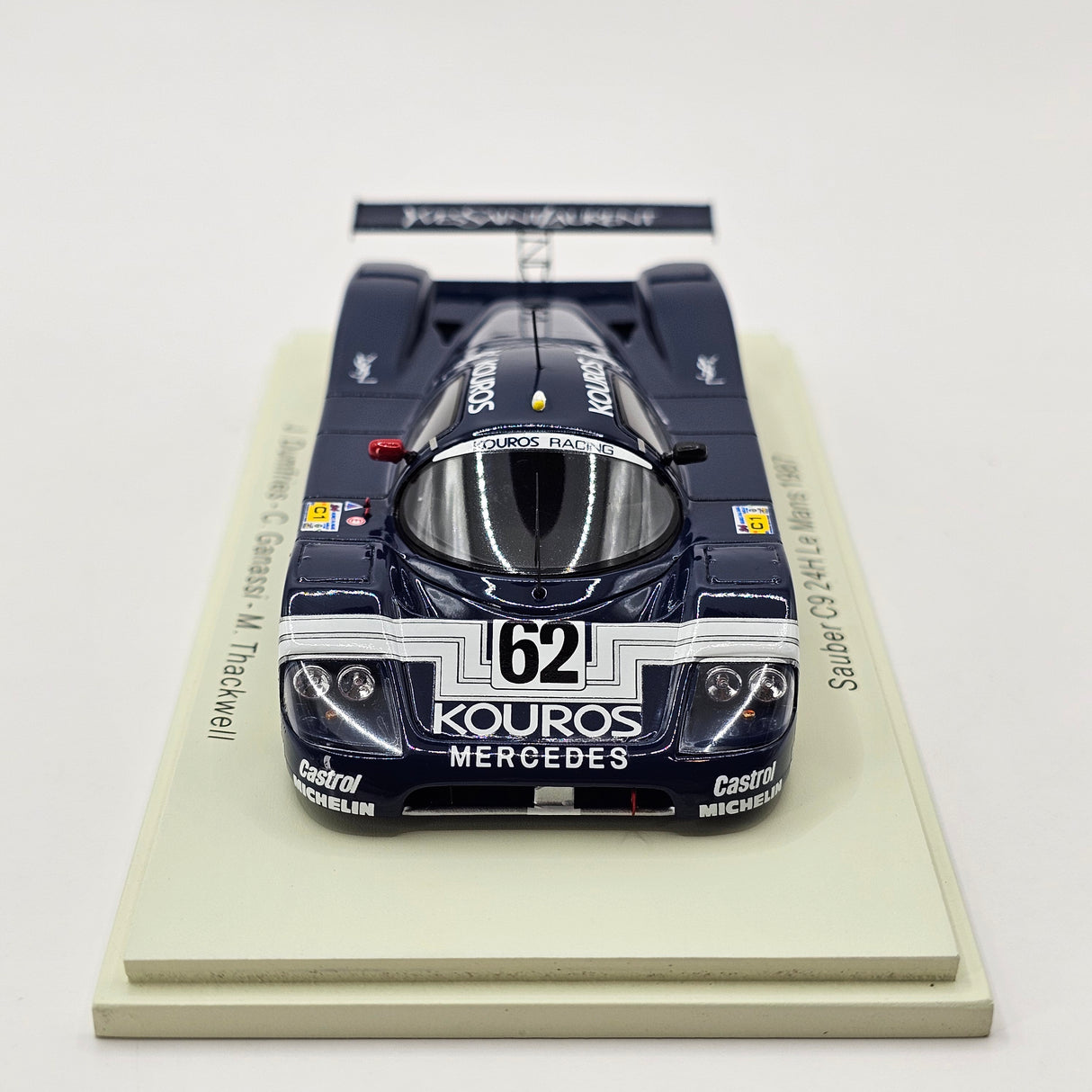 Spark Mercedes Sauber C9 #62 Kouros Racing 24Hrs Le Mans 1987 1/43 Scale S1256