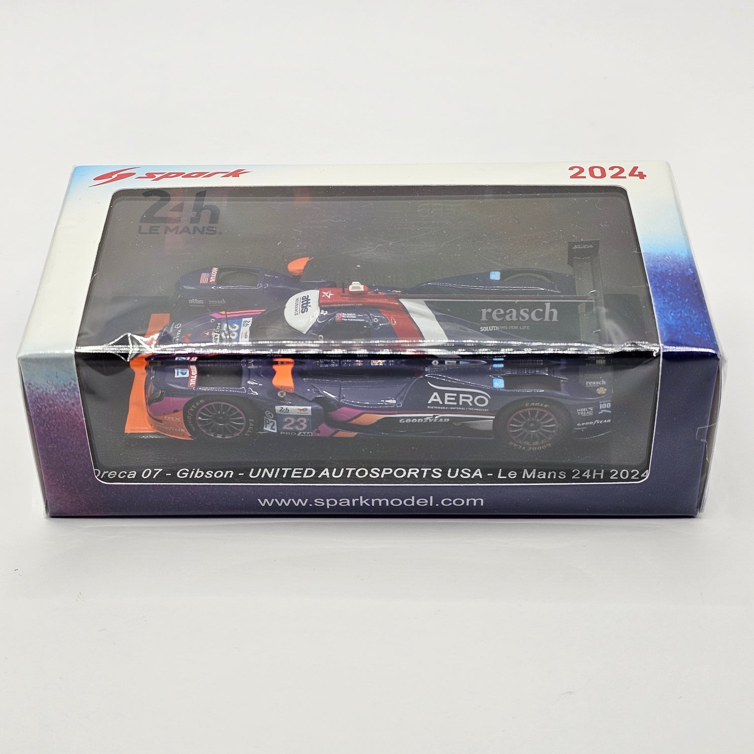 Spark Oreca 07 Gibson #23 United Autosport USA Le Mans 24Hrs 2024 1/43 Scale