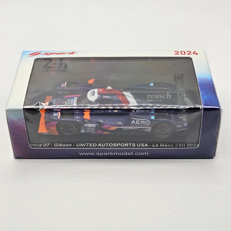 Spark Oreca 07 Gibson #23 United Autosport USA Le Mans 24Hrs 2024 1/43 Scale