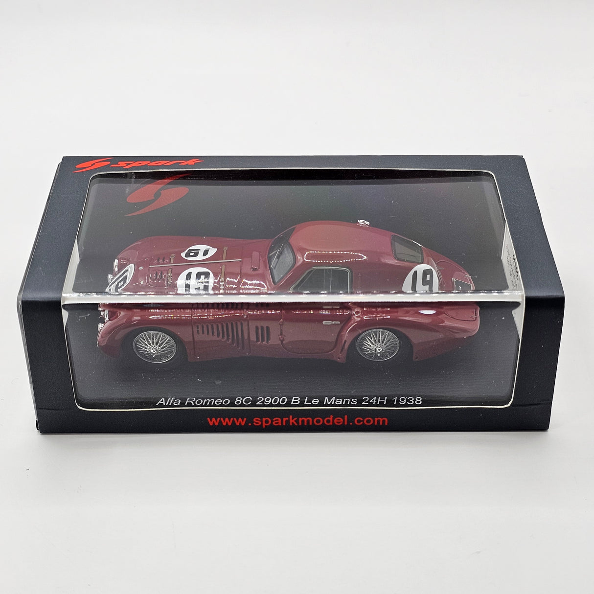 Spark Alfa Romeo 8C 2900B #19 Raymond Sommer 24Hrs Le Mans 1938 1/43 Scale S9439