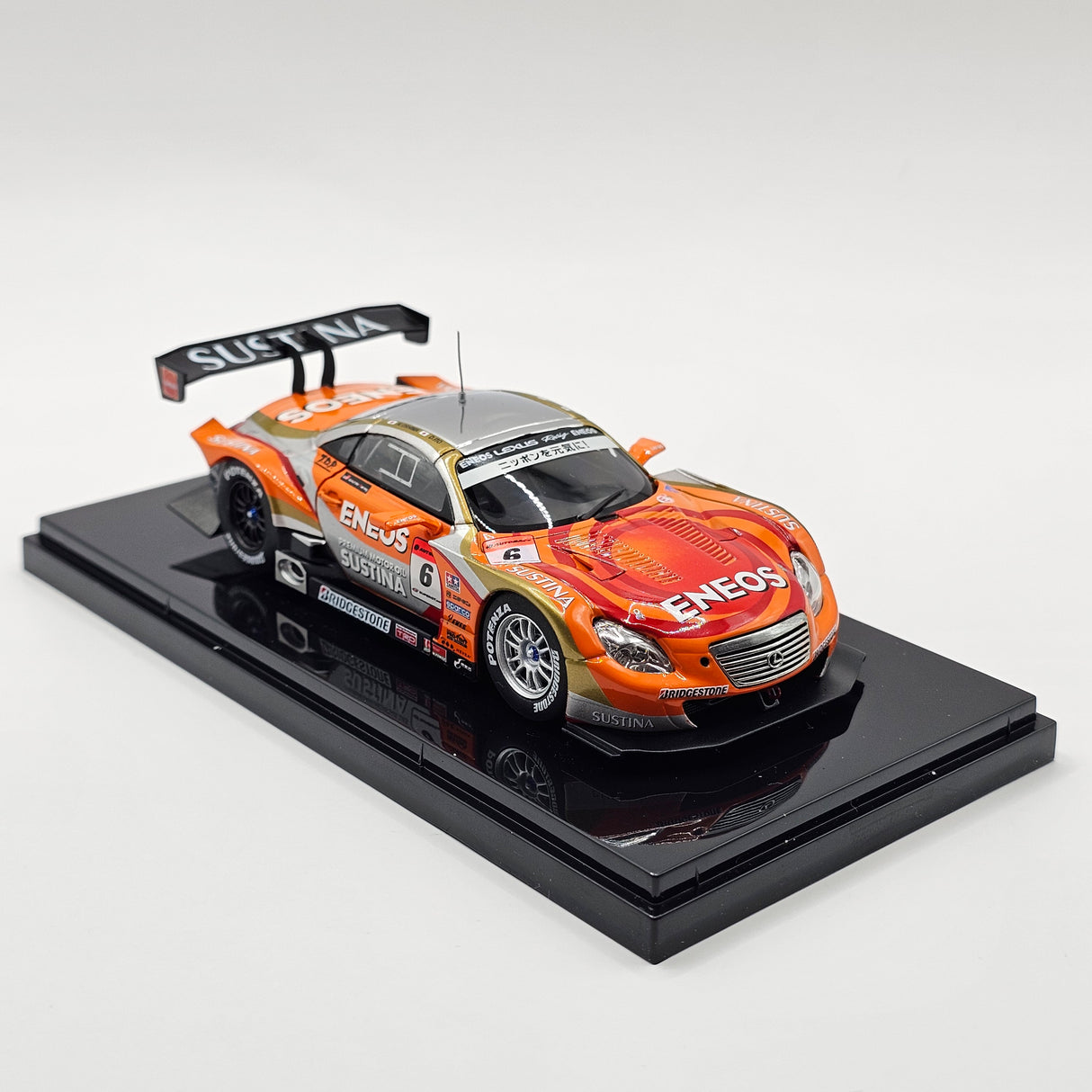 EBBRO Lexus SC430 #6 Lexus Team LeMans ENEOS Super GT 2012 1/43 Scale