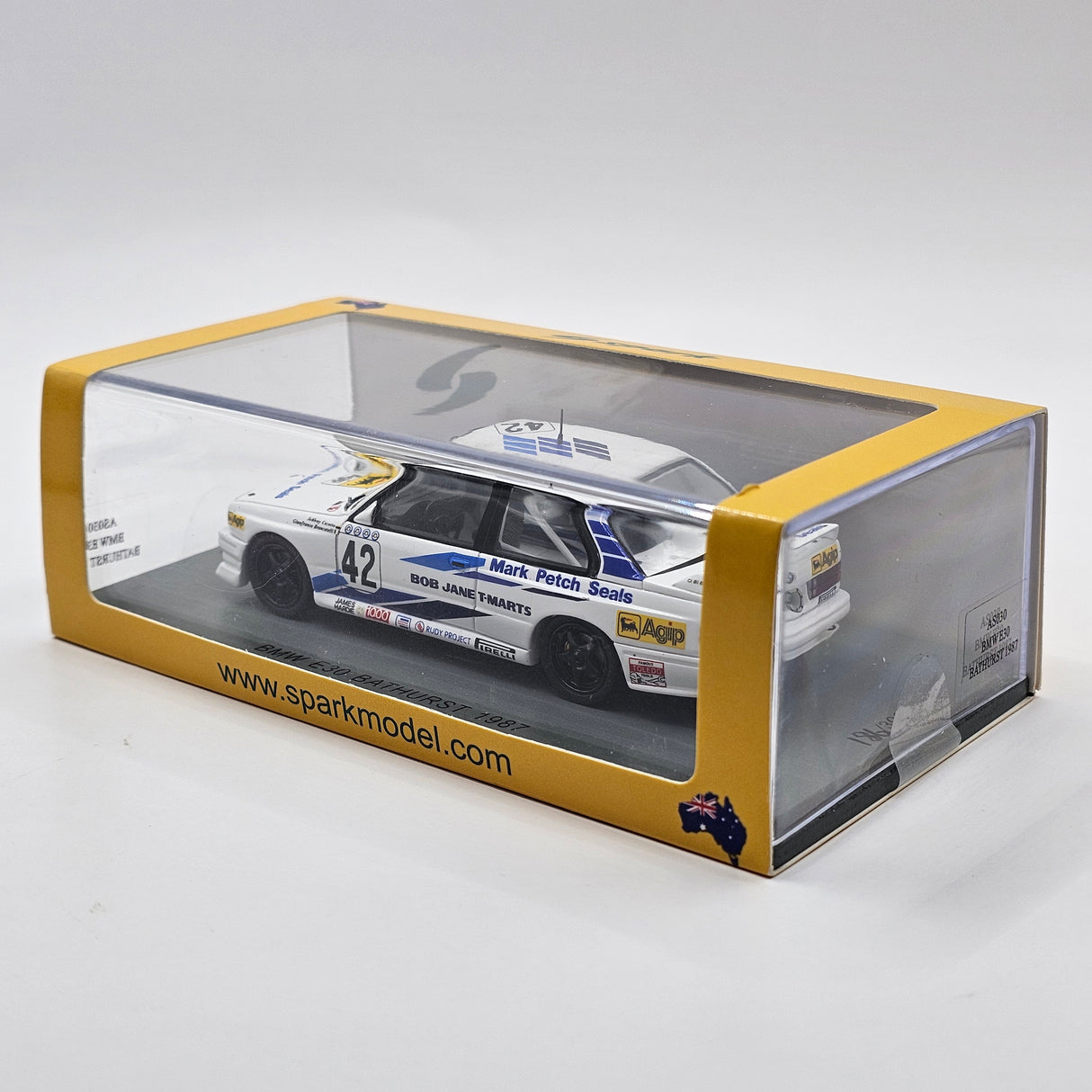 Spark BMW M3 #42 BMW Motorsport / CiBiEmme Bathurst 1000 1987 1/43 Scale AS030