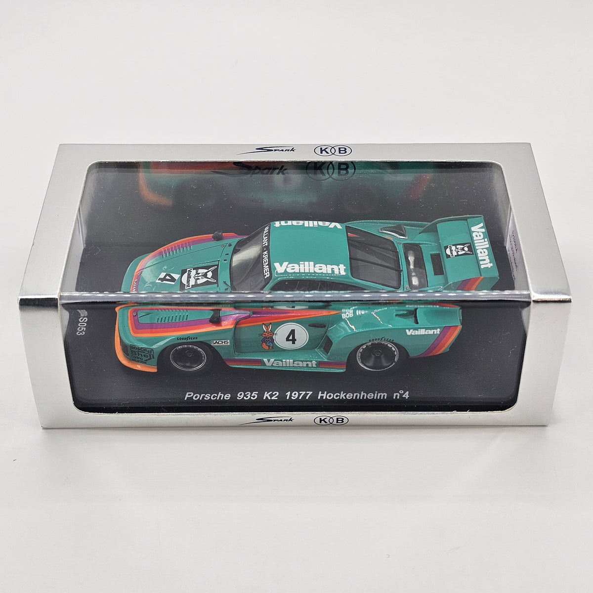 Spark Porsche 935 K2 #4 Kremer Racing Winner 6Hrs Hockenheim 1977 1/43 Scale
