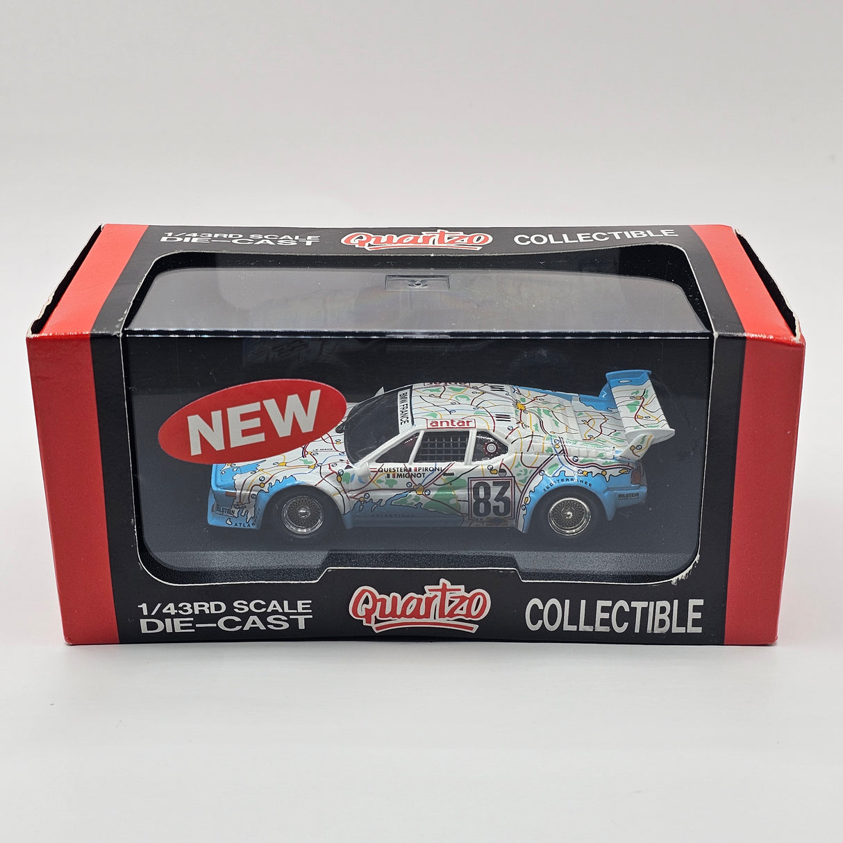 Quartzo BMW M1 #83 BMW-France Le Mans 24Hrs 1980 1/43 Scale