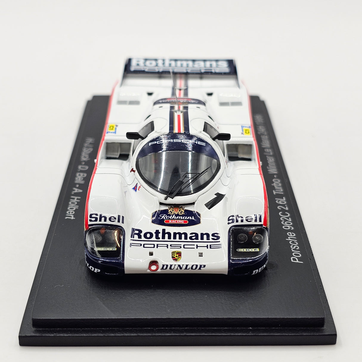 Spark Porsche 962C #1 Rothmans Porsche 24Hrs Le Mans 1986 Winner 1/43 Scale