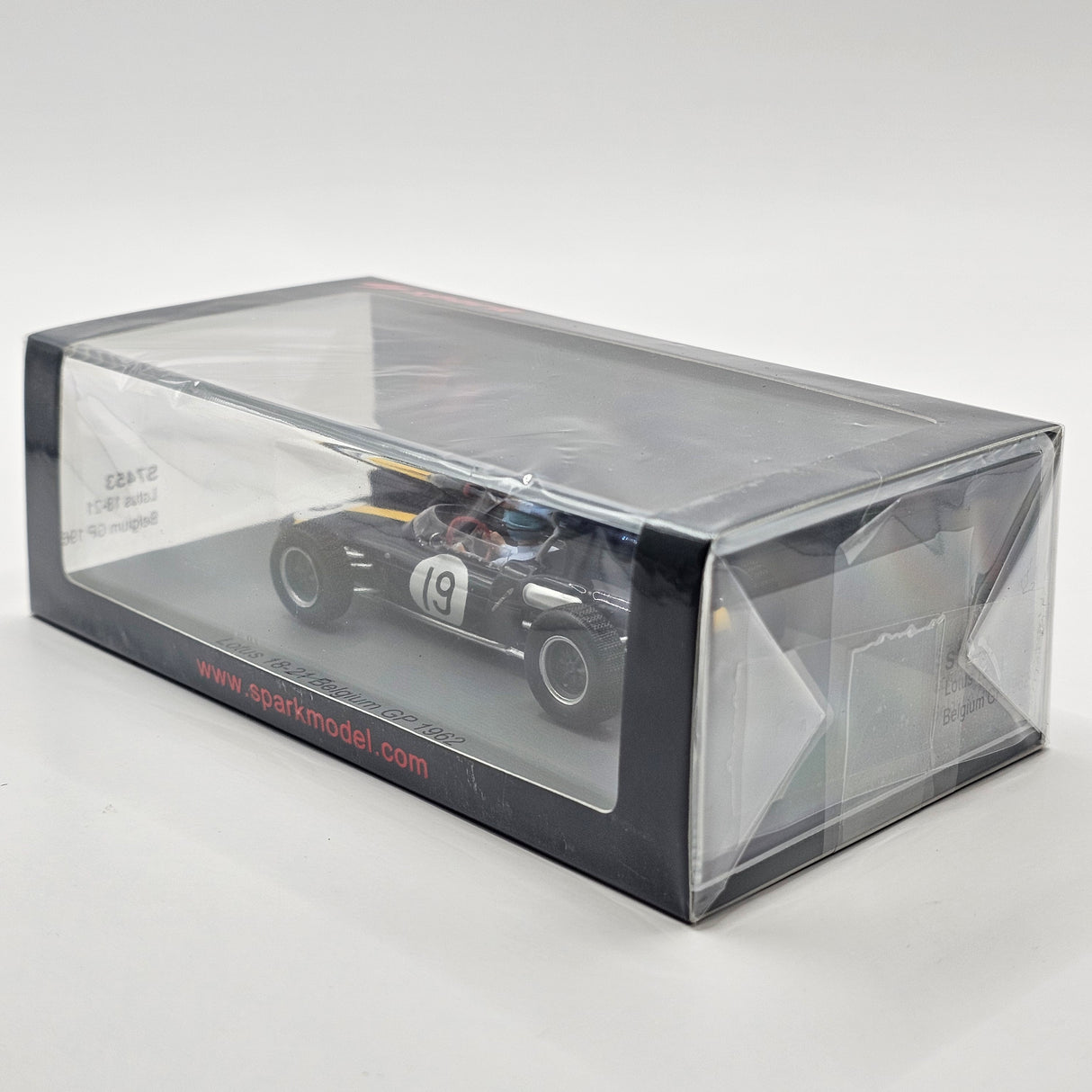 Spark Lotus 18-21 #19 Lucien Bianchi Belgium F1 GP 1962 1/43 Scale S7453