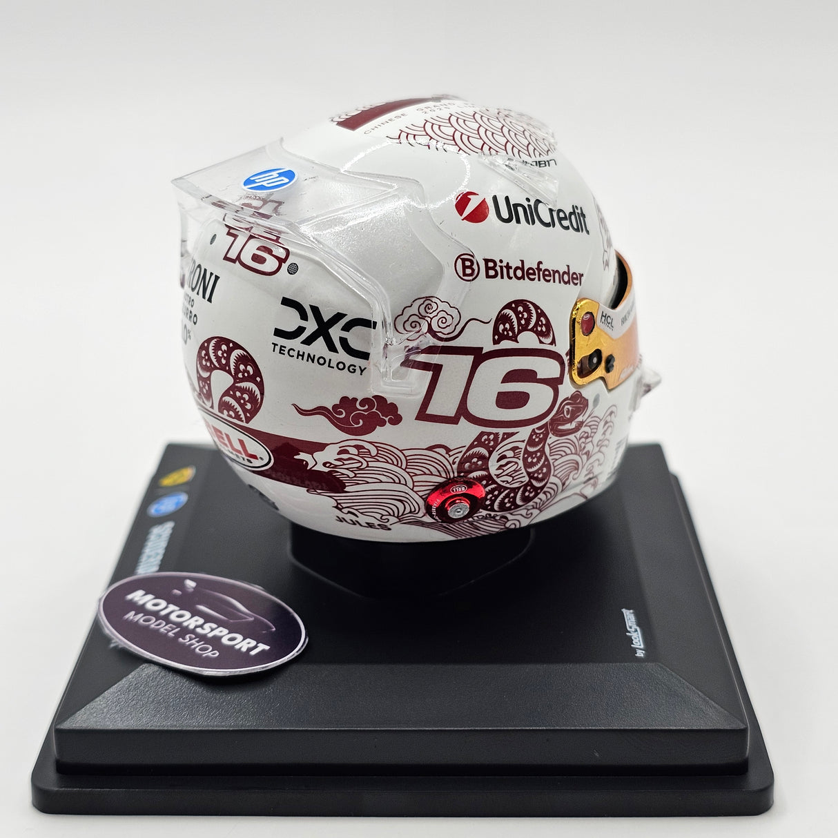 Looksmart Charles Leclerc Scuderia Ferrari HP China GP 2025 1/5 Scale Helmet LSHEL011