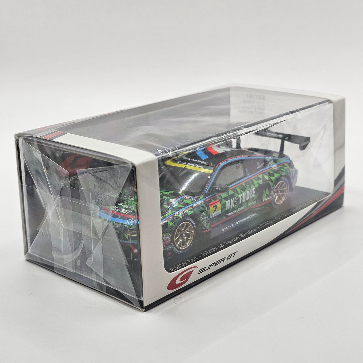 Spark BMW M4 #7 BMW M Team Studie × CRS Super GT GT300 2024 1/43 Scale