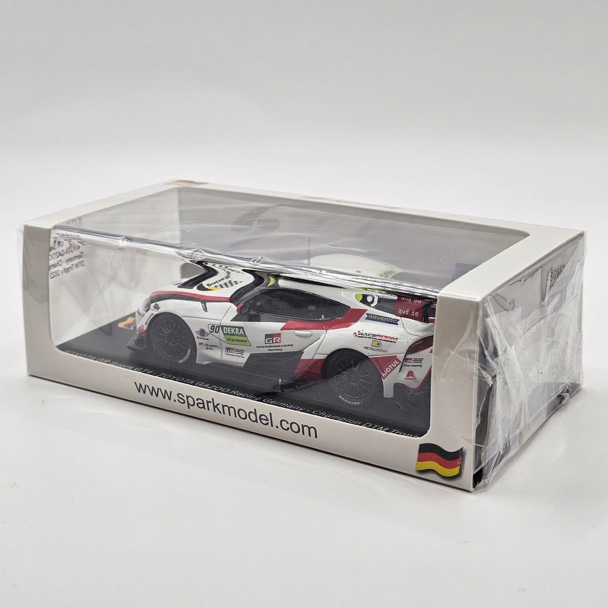 Spark Toyota GR Supra GT4 #90 Gazoo Racing Winner DTM Trophy 2022 1/43 Scale