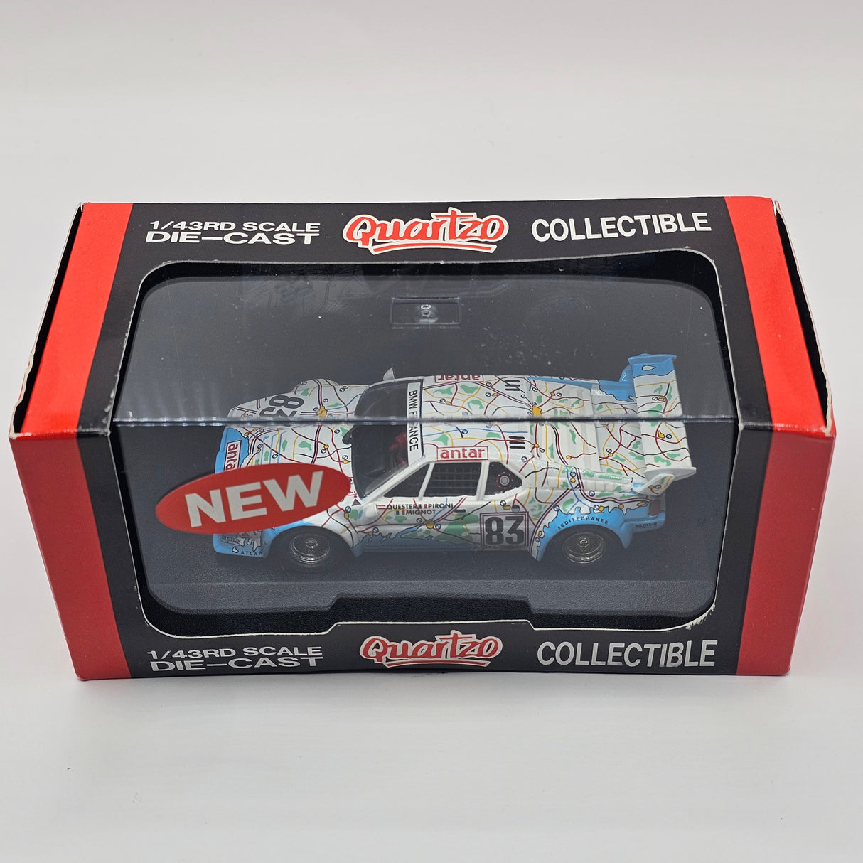 Quartzo BMW M1 #83 BMW-France Le Mans 24Hrs 1980 1/43 Scale