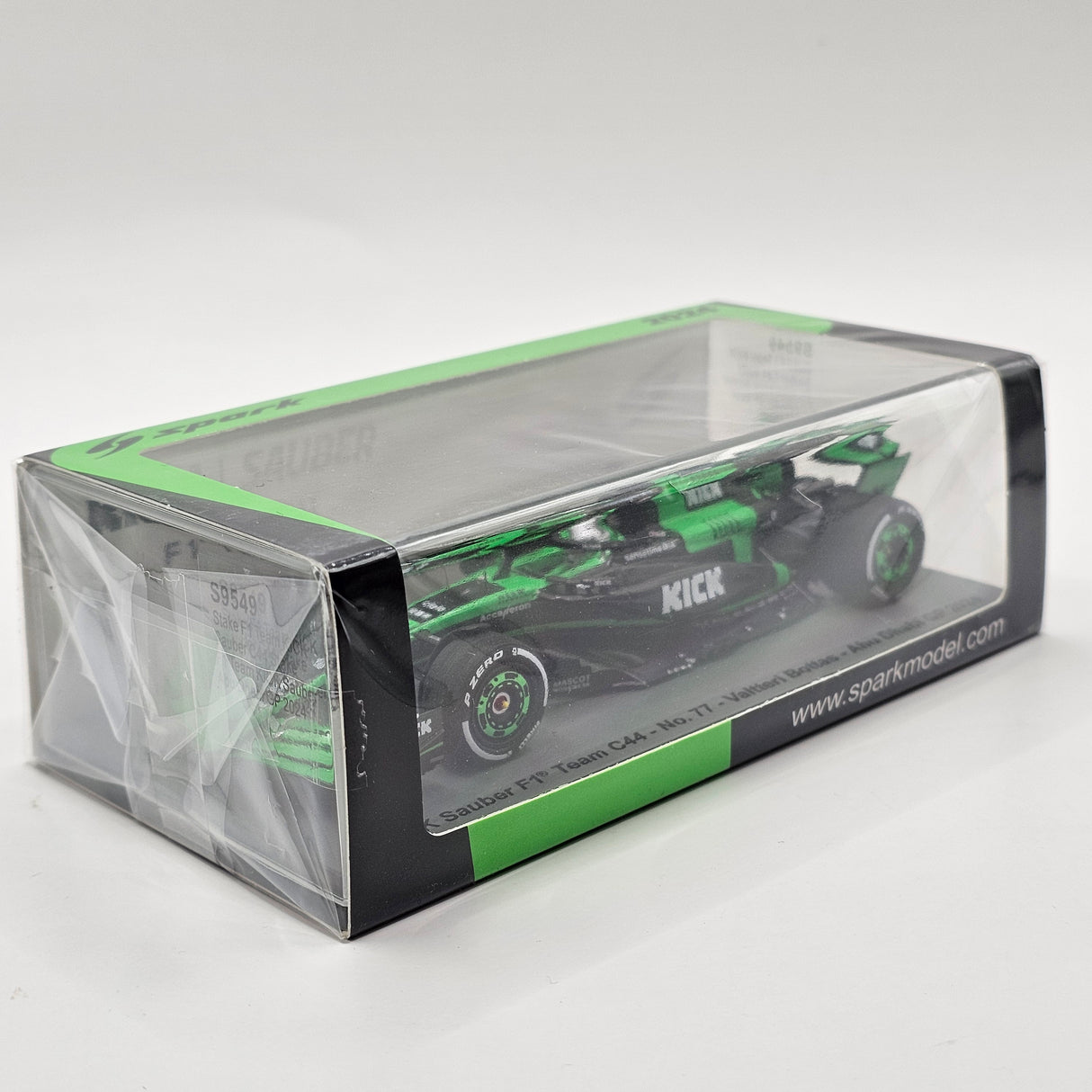 Spark KICK Sauber C44 #77 V. Bottas Last Race Abu Dhabi GP Formula 1 2024 1/43 Scale S9549
