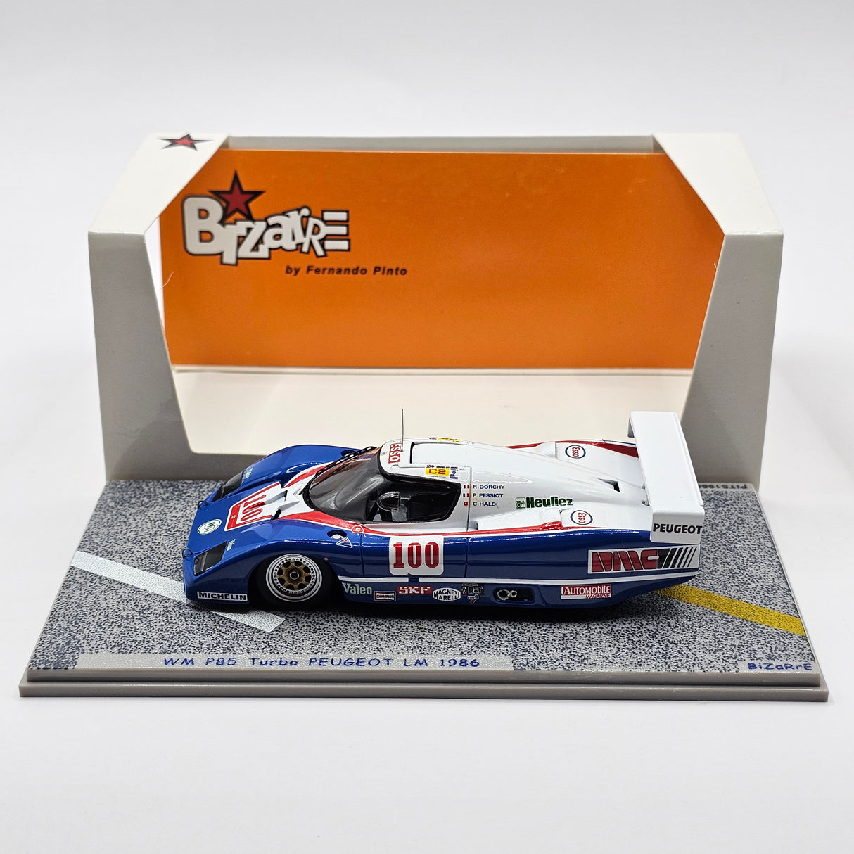 Spark Bizarre Peugeot P85 Turbo #100 Le Mans 1986 1/43 Scale BZ391