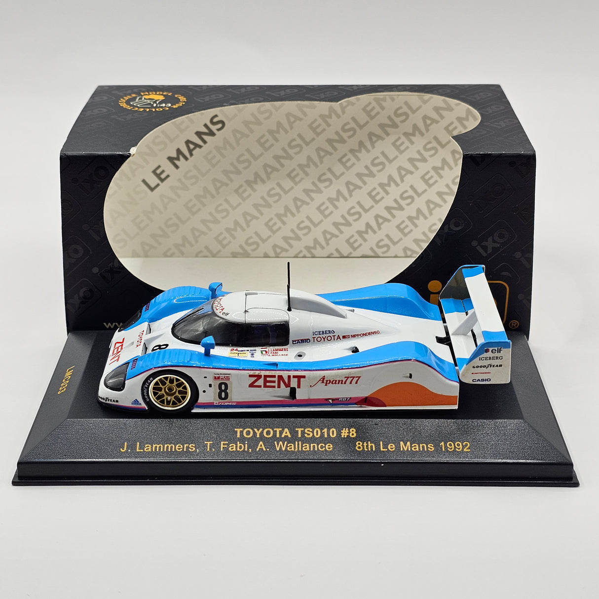 IXO Toyota TS010 #8 Toyota Team TOM'S GB Le Mans 1992 1/43 Scale LMC033