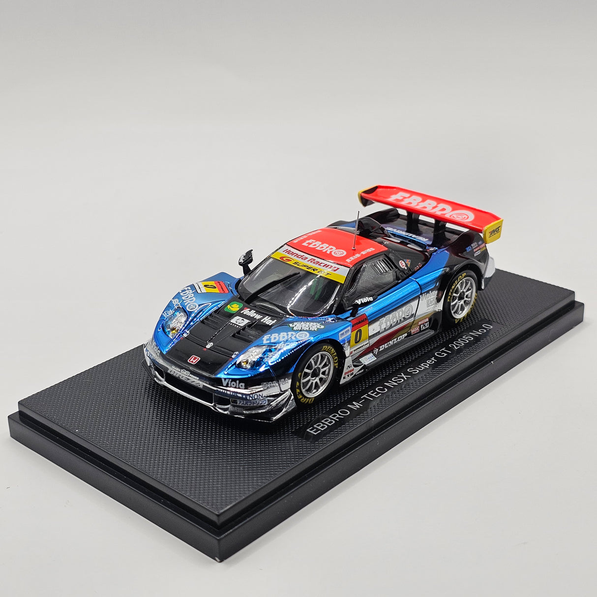 EBBRO Honda NSX #0 M-Tec Sport Super GT GT300 2005 1/43 Scale