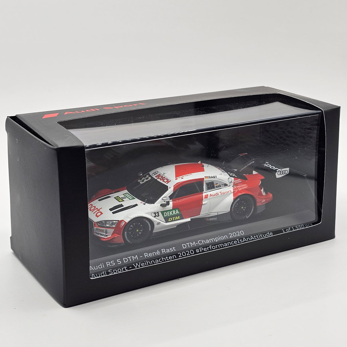 Spark Audi RS5 #33 Audi Sport Team Abt DTM Champion 2020 Dealer Edition 1/43 Scale