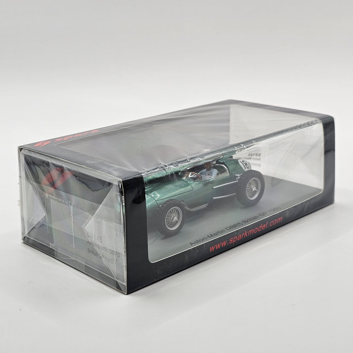 Spark Aston Martin DBR5 #18 Roy Salvadori British F1 GP 1960 1/43 Scale S8145