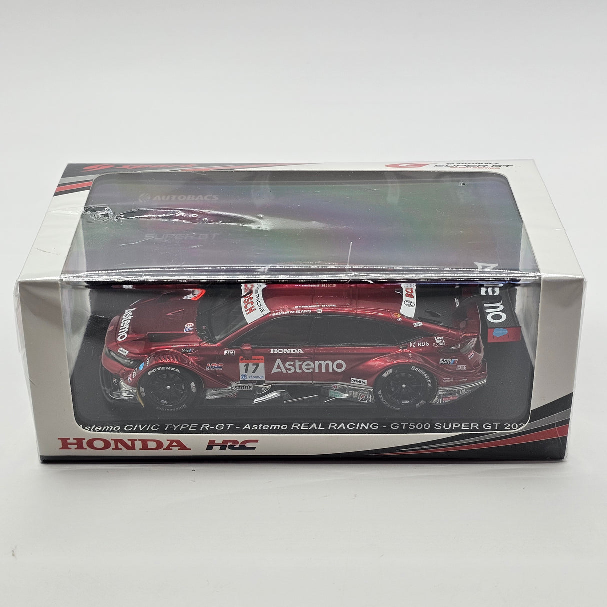 Spark Honda Civic Type R-GT #17 Astemo Real Racing Super GT GT500 2024 1/43 Scale