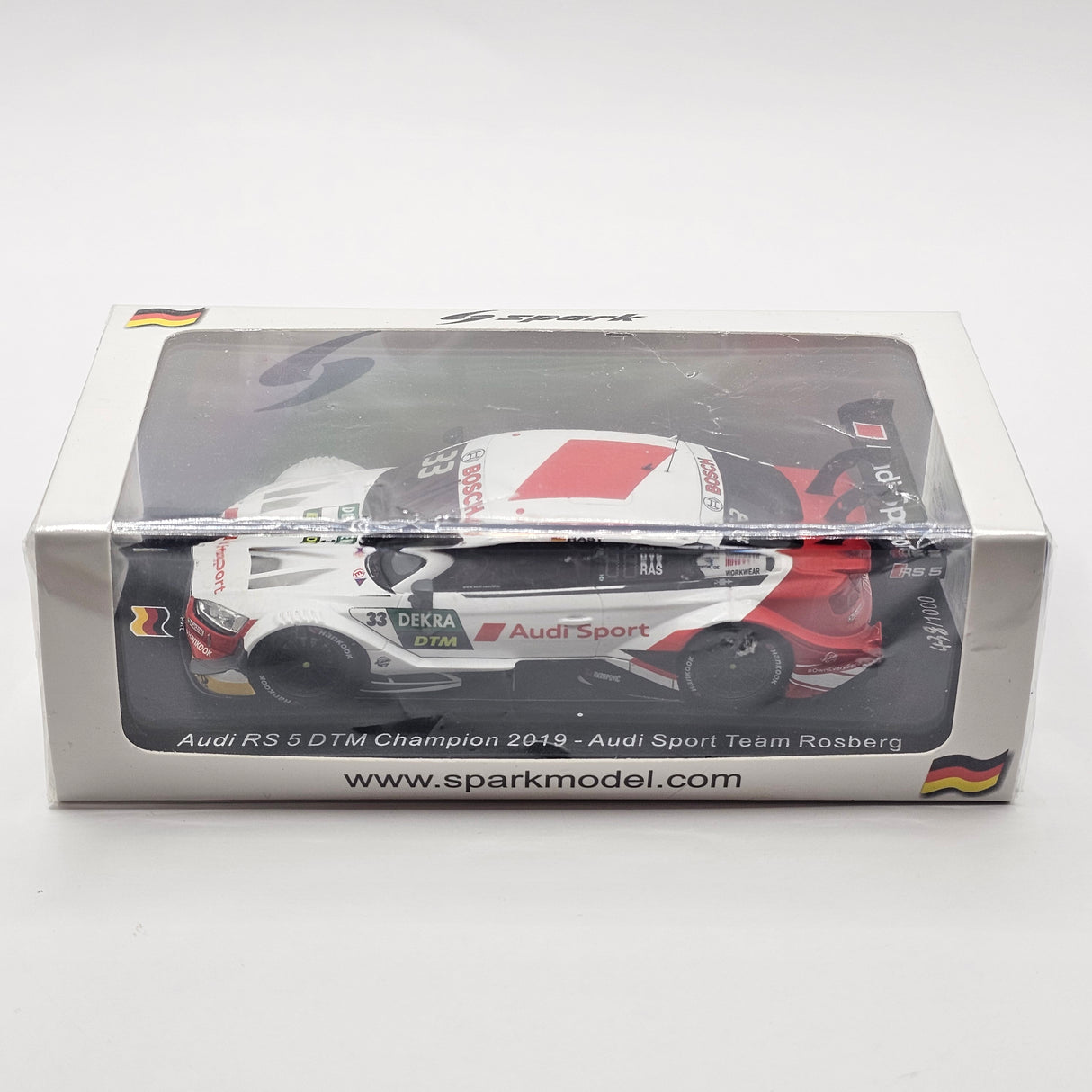 Spark Audi RS5 #33 Audi Sport Team Abt DTM Champion 2019 1/43 Scale SG448