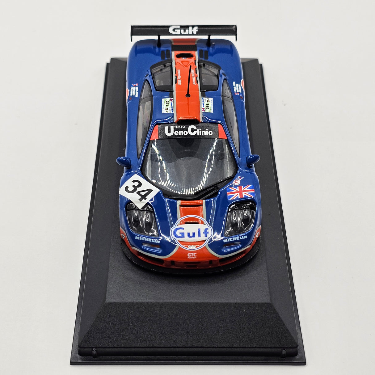 Minichamps McLaren F1 GTR #34 Gulf Racing 24Hrs Le Mans 1996 1/43 Scale