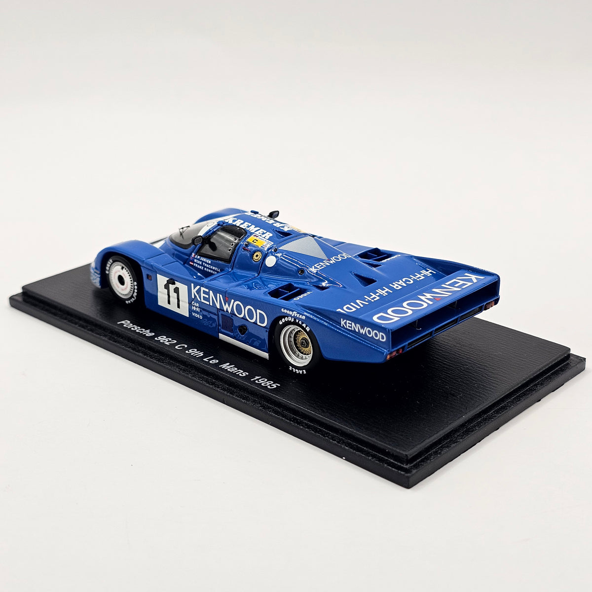Spark Porsche 962C #11 Kenwood Kremer Racing 24Hrs Le Mans 1985 1/43 Scale