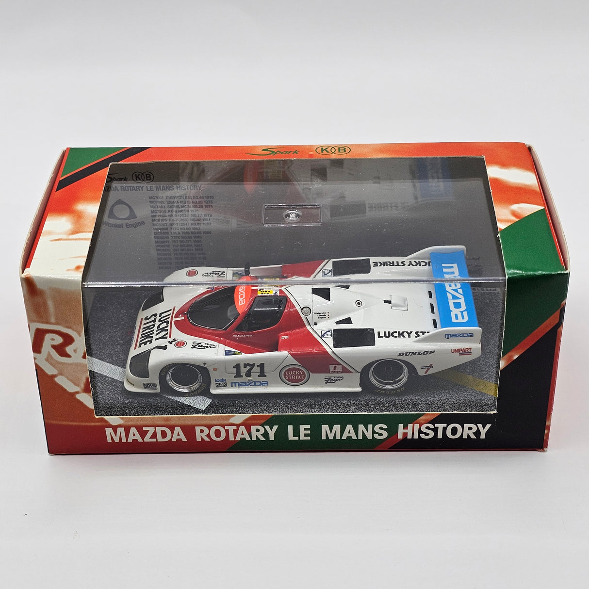 Spark Mazda 757 #171 Mazdaspeed Le Mans 24Hrs 1986 Rotary History 1/43 Scale