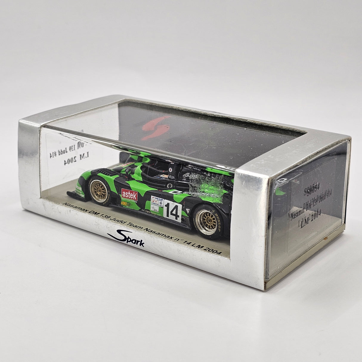 Spark Nasamax DM139 #14 Team Nasamax 24Hrs Le Mans 2004 1/43 Scale S0054