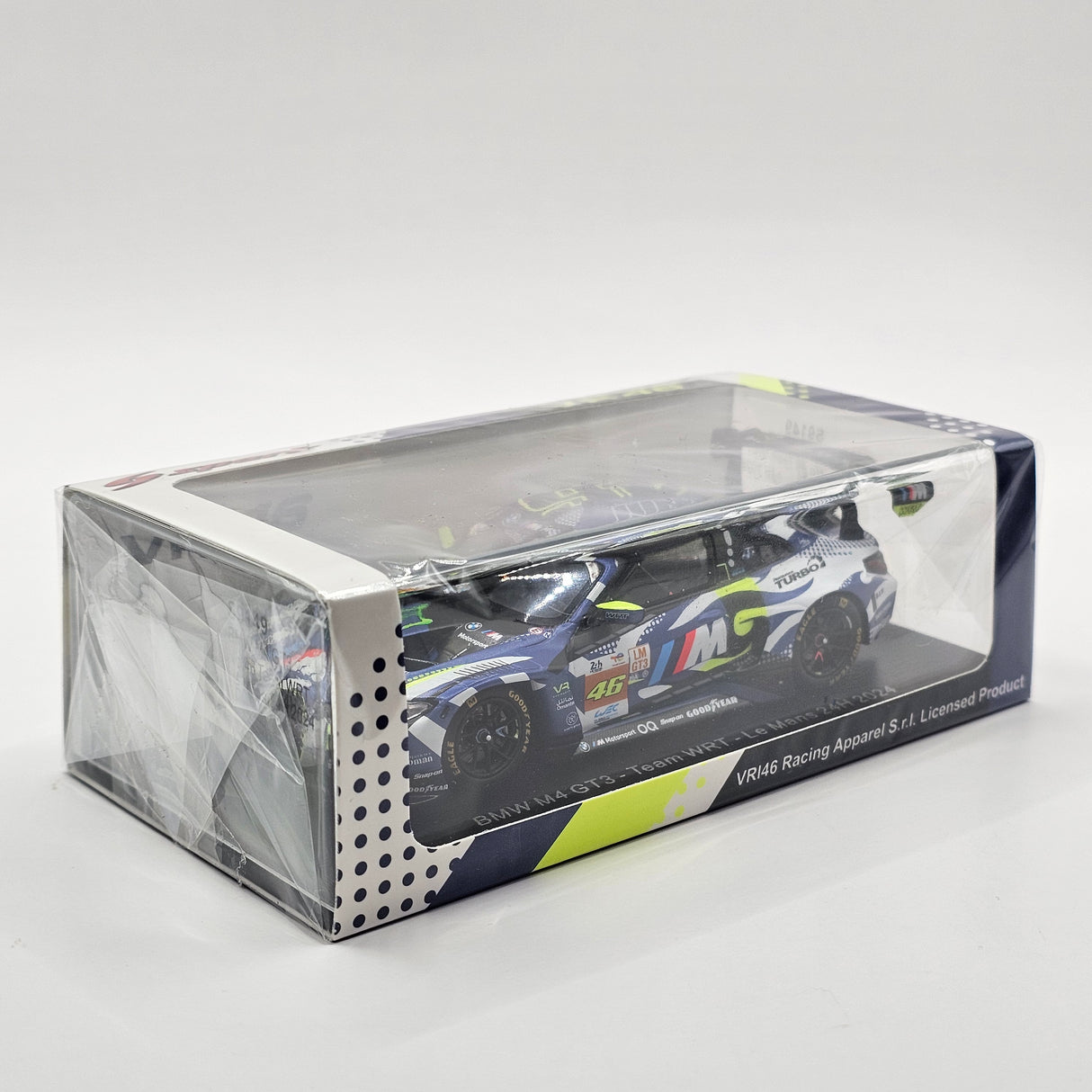 Spark BMW M4 GT3 #46 Team WRT V.Rossi 24Hrs Le Mans 2024 1/43 Scale S9149