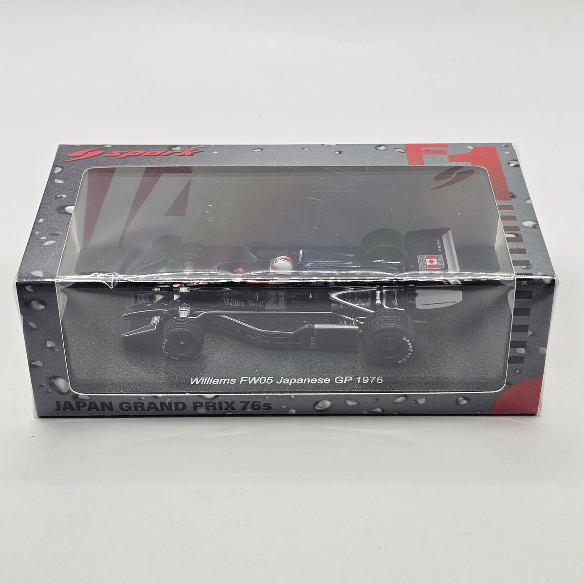 Spark Williams FW05 #21 Hans Binder 1976 Japanese F1 Grand Prix 1/43 Scale