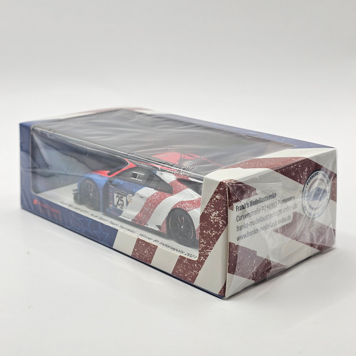 Spark Audi R8 LMS GT3 #25 Team Saintéloc 8Hrs Indianapolis 2021 Winner 1/43 Scale FF015