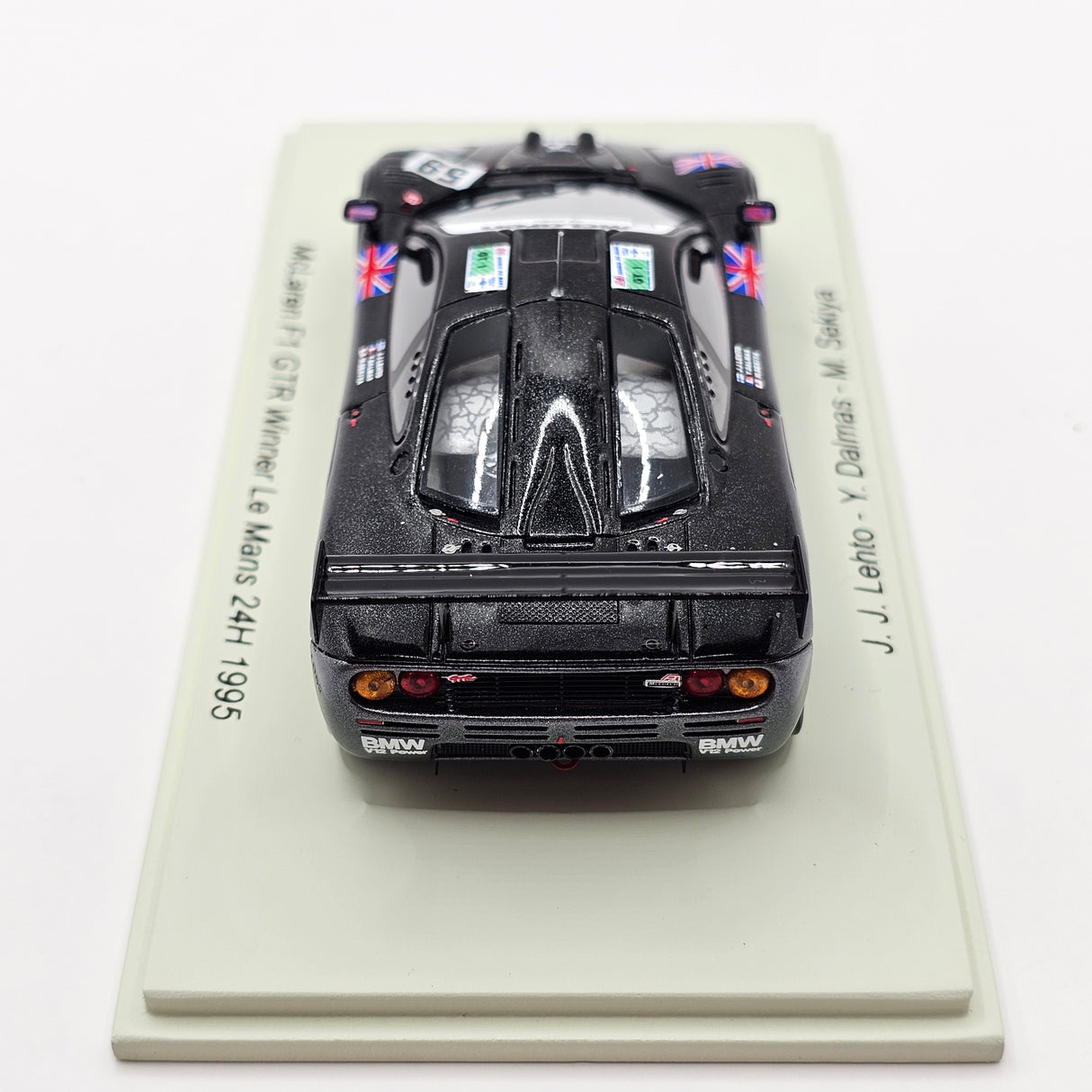 Spark McLaren F1 GTR #59 Kokusai Kaihatsu Racing 24Hrs Le Mans 1995 Winner 1/43 Scale