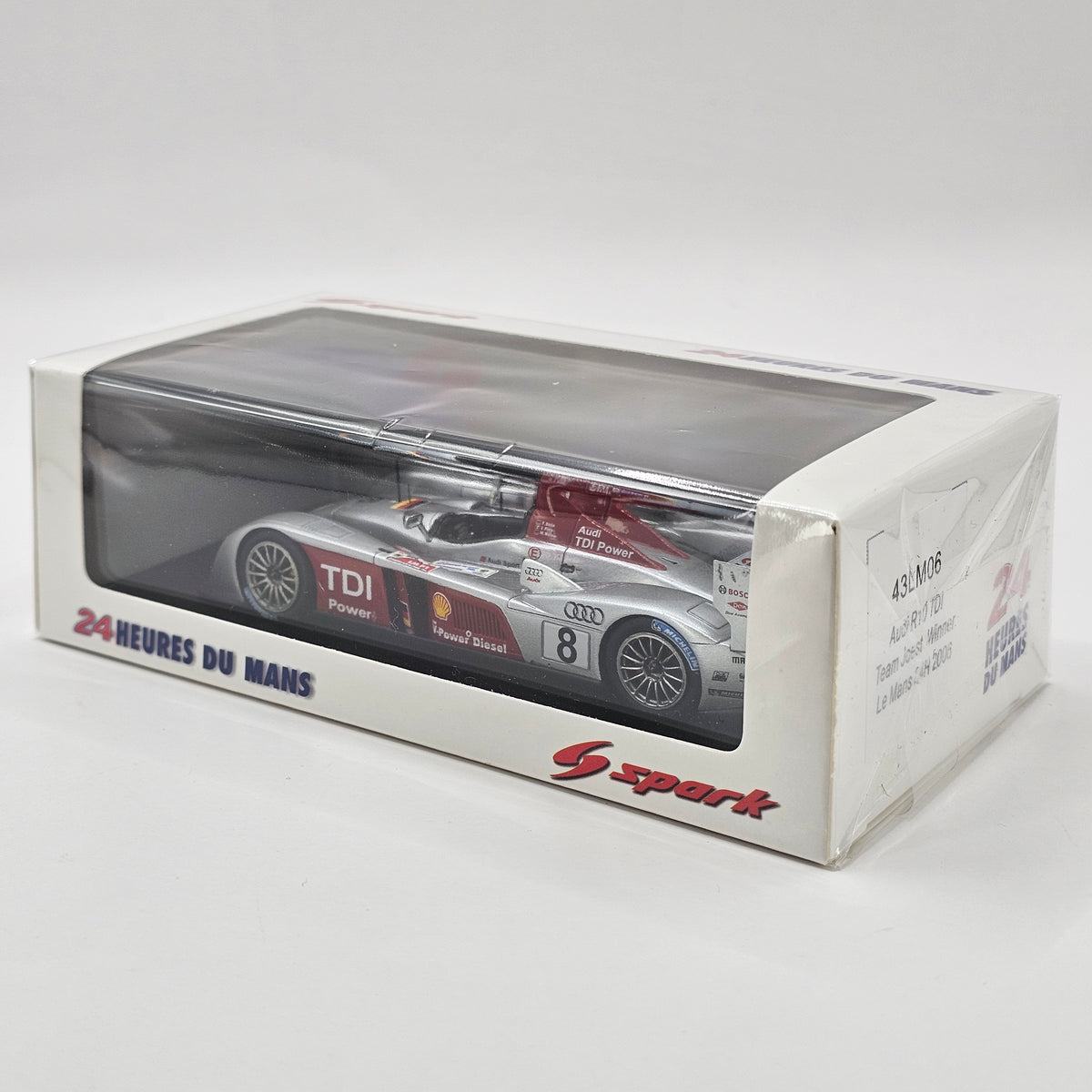 Spark Audi R10 TDI #8 Audi Sport Team Joest 24Hrs Le Mans 2006 Winner 1/43 Scale