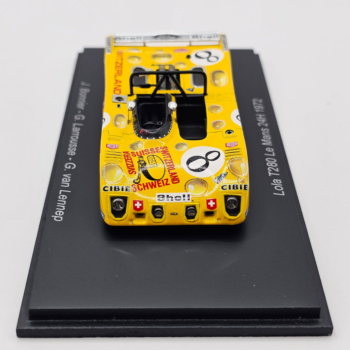 Spark Lola T280 #8 Ecurie Bonnier 24Hrs Le Mans 1972 1/43 Scale S9435