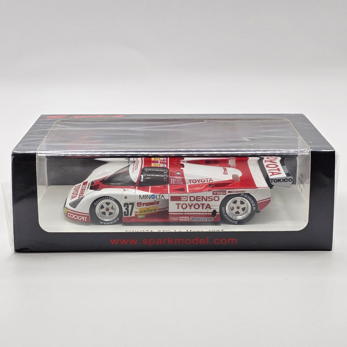 Spark Toyota 87C #37 Toyota Team TOM's 24Hrs Le Mans 1987 1/43 Scale